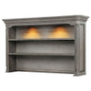 Cresswell 2-tier Touch Light Hutch Display Cabinet Weathered Taupe / CS-107455H