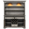 Cresswell 2-door 3-drawer Buffet and Hutch Weathered Taupe / CS-107455