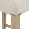 Naser Parsons Dining Side Chair Beige and Light Oak (Set of 2) / CS-115482LTO