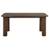Faulkner 84-inch Extension Wood Dining Table Brown Oak / CS-115601