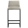 Vardon Genuine Leather Bar Stool Tan (Set of 2) / CS-182226TAN
