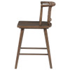 Tallis Woven Leatherette Back Counter Chair Brown (Set of 2) / CS-190249
