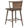 Tallis Woven Leatherette Back Counter Chair Brown (Set of 2) / CS-190249