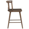 Tallis Woven Leatherette Back Counter Chair Brown (Set of 2) / CS-190249