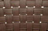 Tallis Woven Leatherette Back Dining Side Chair Brown (Set of 2) / CS-190242