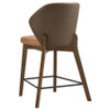 Randolph Upholstered Counter Height Chair Butterscotch and Brown (Set of 2) / CS-192529