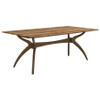 Randolph 79-inch Smart Top Rectangular Dining Table Sheesham and Brown / CS-192520