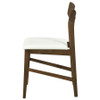 Merrin Dining Side Chair Off White and Walnut (Set of 2) / CS-192722
