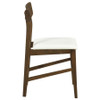 Merrin Dining Side Chair Off White and Walnut (Set of 2) / CS-192722