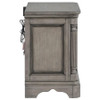 Cresswell 3-drawer Nightstand Bedside Table Weathered Taupe / CS-225142