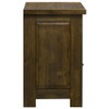 Doherty 1-drawer Nightstand Bedside Table Rustic Brown / CS-225162