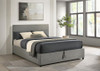 Reeves Upholstered Full Lift-Top Storage Platform Bed Grey / CS-315918GRYF