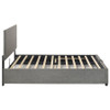 Reeves Upholstered Full Lift-Top Storage Platform Bed Grey / CS-315918GRYF