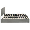 Reeves Upholstered Eastern King Lift-Top Storage Platform Bed Grey / CS-315918GRYKE