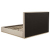 Knox Eastern King Fabric Upholstered Platform Bed Khaki / CS-315959KE