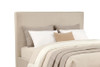 Knox Eastern King Fabric Upholstered Platform Bed Khaki / CS-315959KE