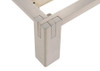 Gislen Twin Easy Assembly Wood Platform Bed White / CS-316028WHTT