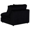 Blaine Upholstered Armless Chair Black / CS-509887