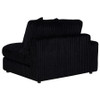 Blaine Upholstered Reversible Chaise Sectional Sofa Black / CS-509889