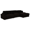 Blaine Upholstered Reversible Chaise Sectional Sofa Chocolate  / CS-509879-SET