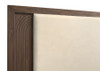 Etienne Full Velvet Upholstered Panel Bed Walnut / CS-225121F