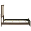 Etienne Twin Velvet Upholstered Panel Bed Walnut / CS-225121T