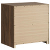 Etienne 2-drawer Nightstand Bedside Table Walnut / CS-225122