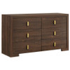 Etienne 6-drawer Bedroom Dresser Walnut / CS-225123