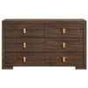 Etienne 6-drawer Bedroom Dresser Walnut / CS-225123