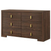 Etienne 6-drawer Bedroom Dresser Walnut / CS-225123