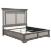 Cresswell Queen Upholstered Panel Bed Weathered Taupe / CS-225141Q