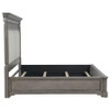 Cresswell Queen Upholstered Panel Bed Weathered Taupe / CS-225141Q