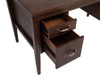 Graham 54-inch 4-drawer Double Pedestal Lift Top Computer Desk Chocolate / CS-800867