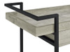 Ventura 1-drawer Engineered Wood Bar Cart Grey Driftwood / CS-181005