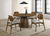 Benford Dining Side Chair Upholstered Seat Dark Brown (Set of 2) / CS-193833