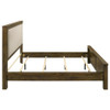 Doherty California King Linen Panel Bed Rustic Brown / CS-225161KW