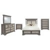 Cresswell 5-piece California King Storage Bedroom Set Taupe / CS-225140KW-S5
