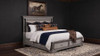 Cresswell Queen Upholstered Storage Platform Bed Weathered Taupe / CS-225140Q