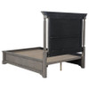 Cresswell Queen Upholstered Storage Platform Bed Weathered Taupe / CS-225140Q