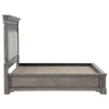 Cresswell Queen Upholstered Storage Platform Bed Weathered Taupe / CS-225140Q