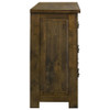 Doherty 6-drawer Bedroom Dresser Rustic Brown / CS-225163