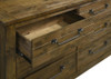 Doherty 6-drawer Bedroom Dresser Rustic Brown / CS-225163