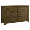 Doherty 5-piece Queen Bedroom Set Rustic Brown / CS-225161Q-S5