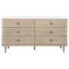 Lucaire 6-drawer Dresser Cabinet Sandstone / CS-225183