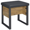 Bettin Vanity Set with Sliding Mirror and Stool Golden Oak / CS-930120