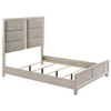Farre Queen Upholstered Platform Panel Bed Washed Grey / CS-225111Q