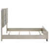 Farre Queen Upholstered Platform Panel Bed Washed Grey / CS-225111Q