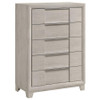 Farre 5-piece Eastern King Bedroom Set Washed Grey / CS-225111KE-S5