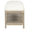 Lucaire Upholstered Bedroom Bench Sandstone / CS-225186