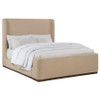 Nala Queen Fabric Upholstered Platform Bed Tan / CS-315978Q